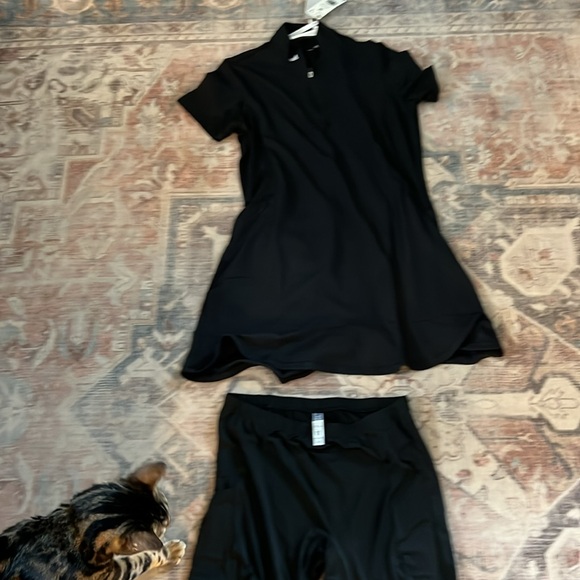 NWT ADIDAS WOMENS GOLF/TENNIS) ATHLETIC DRYFIT SKIRT w/SHORTS (w cat & child ) - Picture 6 of 10